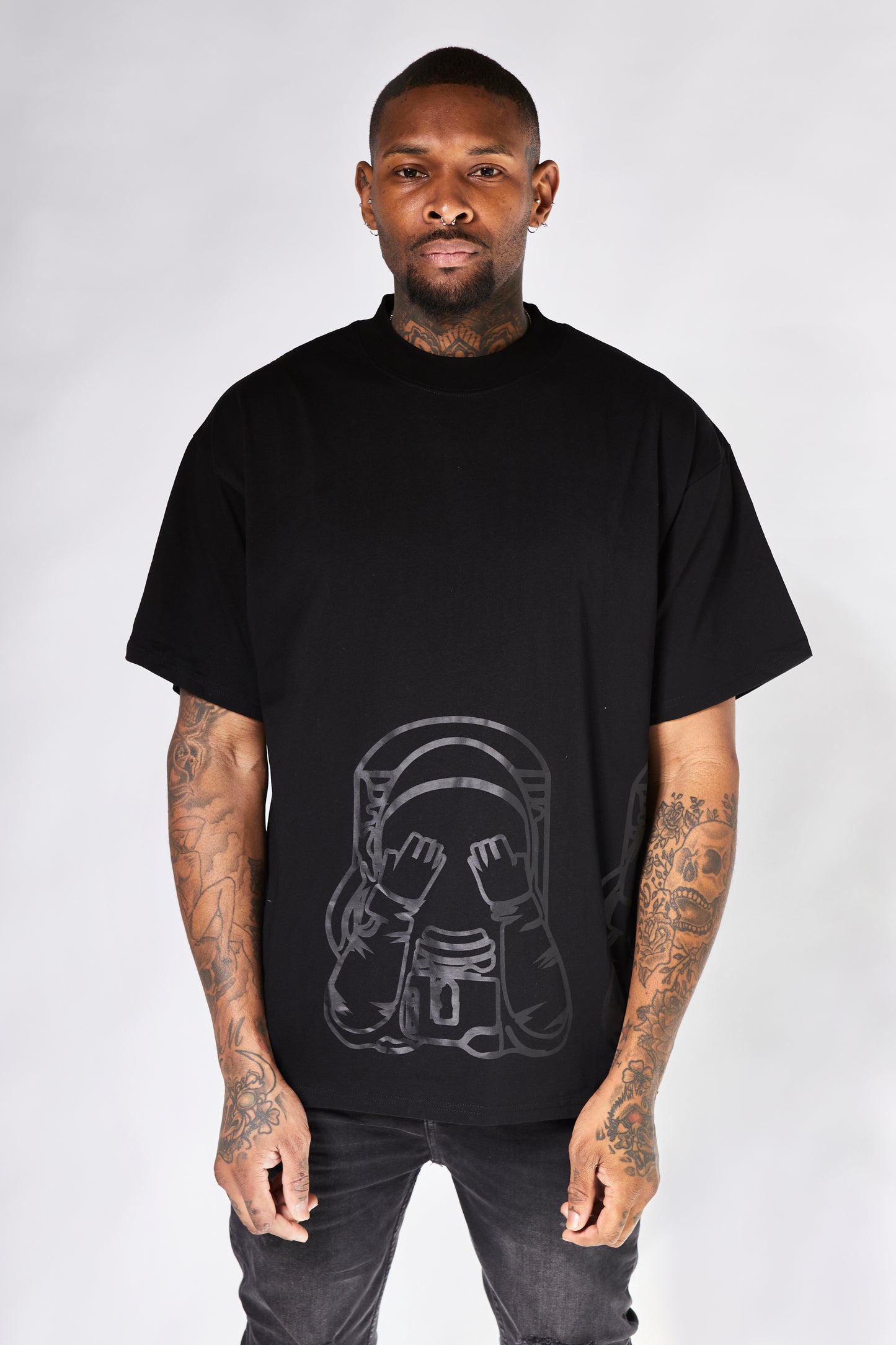 ASTRO MONO T-SHIRT BLACK