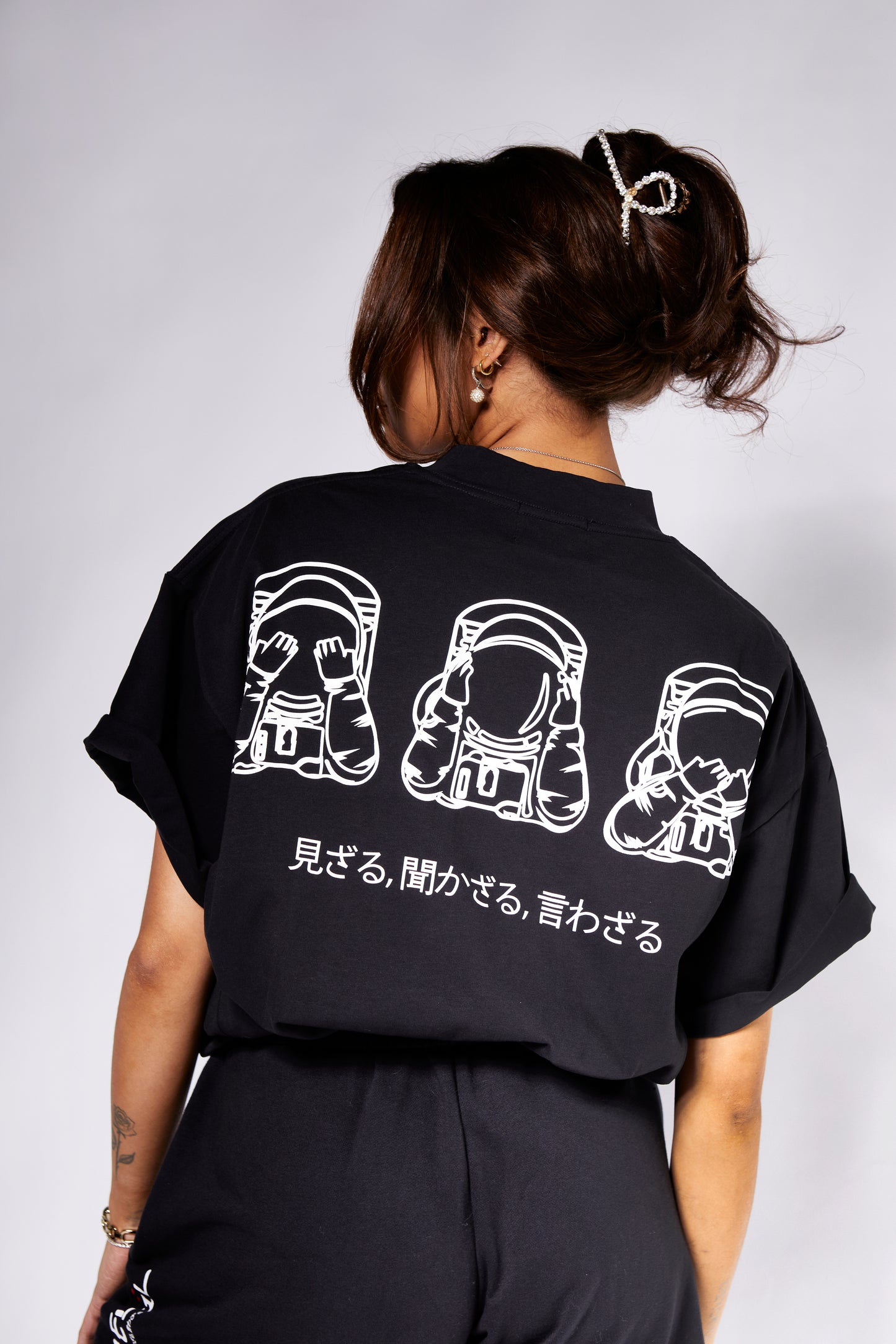 ASTRO BACK ACID-GREY T-SHIRT
