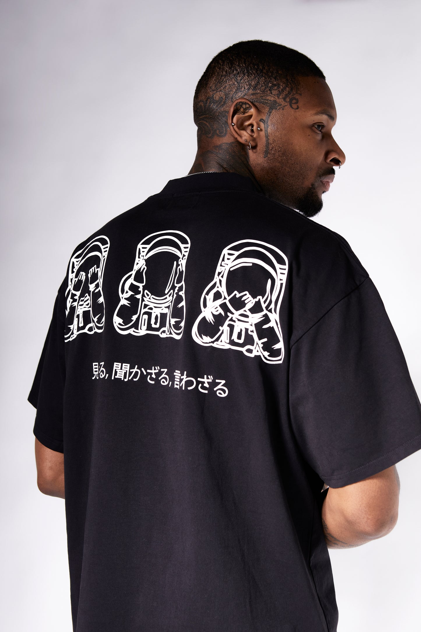 ASTRO BACK ACID-GREY T-SHIRT