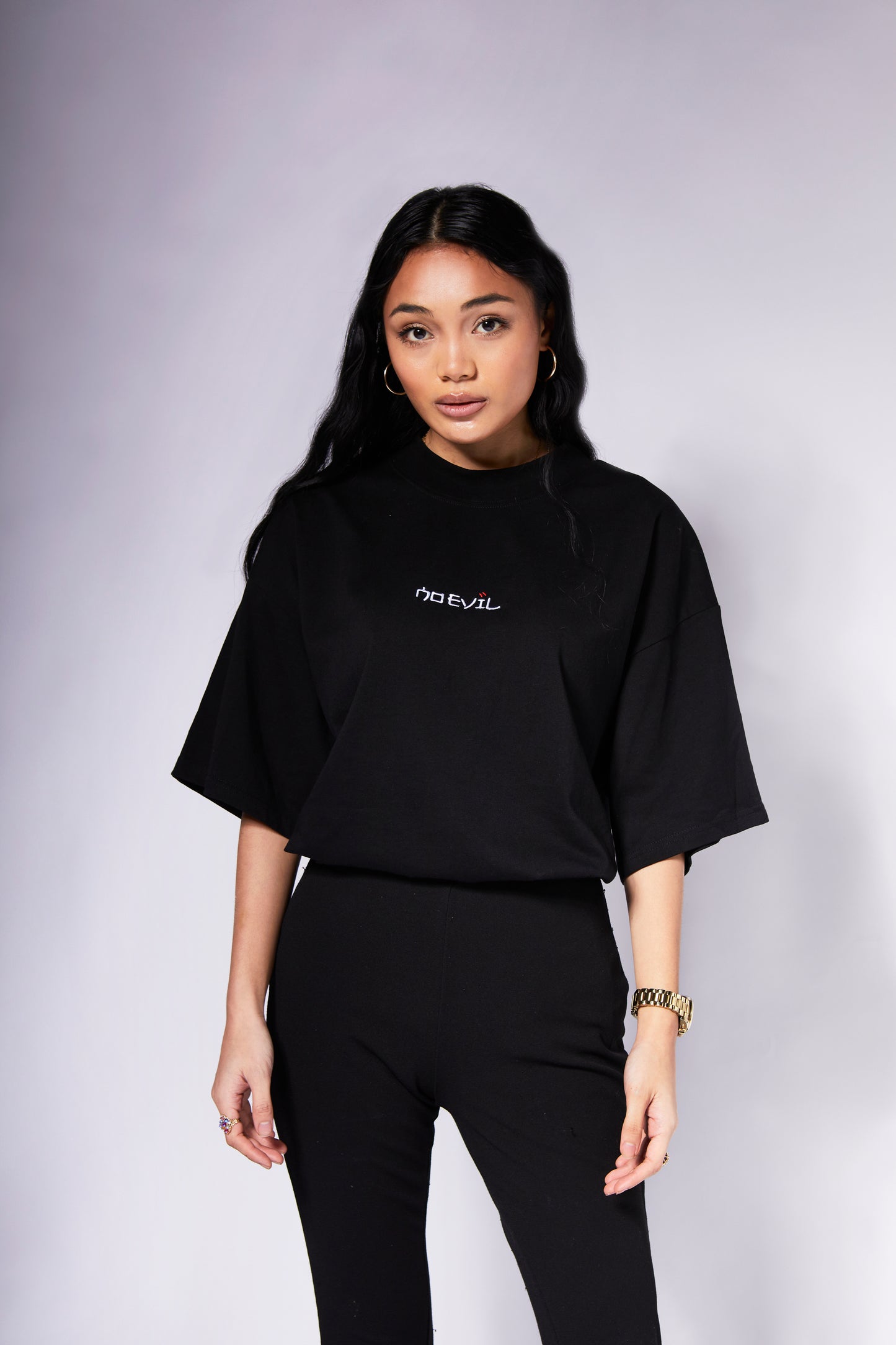 ASTRO SCRIPT T-SHIRT BLACK