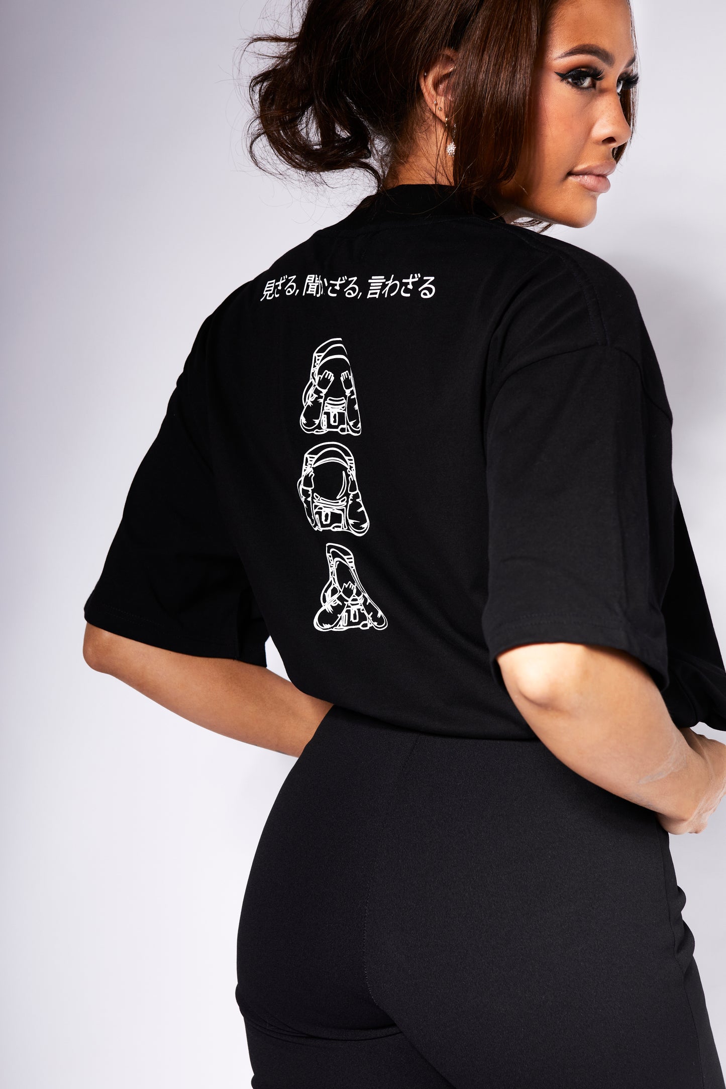 ASTRO VERTICAL T-SHIRT BLACK