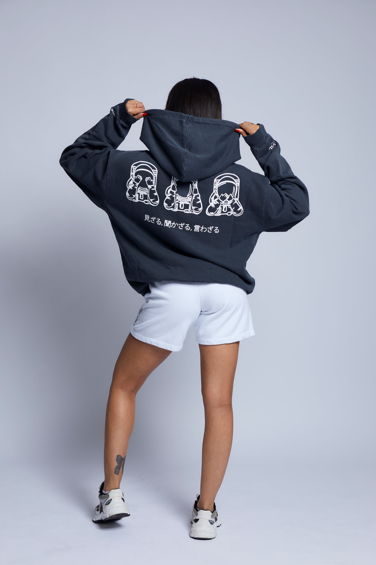 ASTRO TRIO BACK HOODIE ACID-GREY