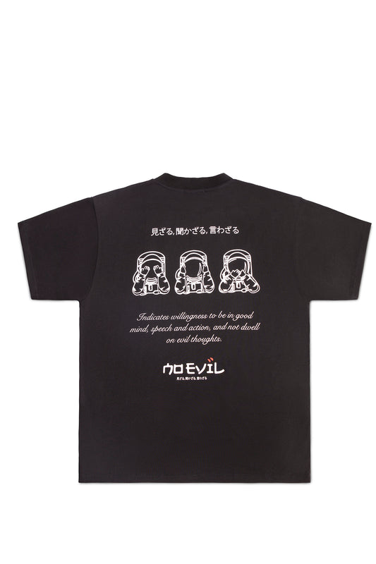 ASTRO SCRIPT T-SHIRT BLACK